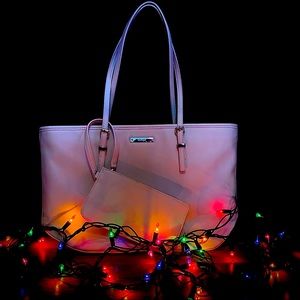 Nine West Off-White Cream Small Tote Bag